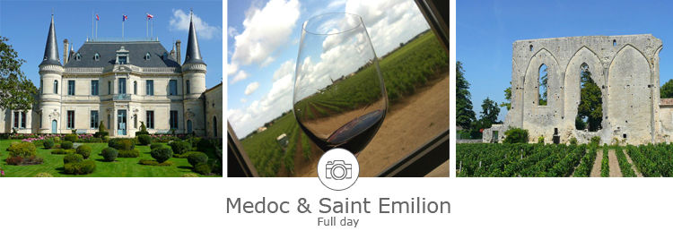 Day wine tour in Medoc and Saint Emilion